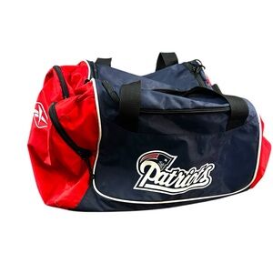 Patriots Red and Blue Duffel Bag